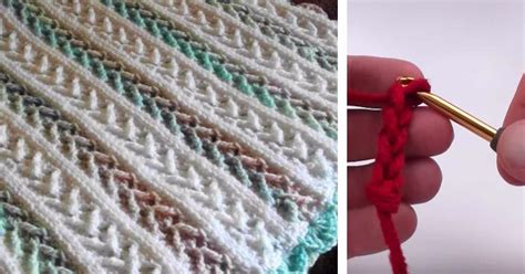 Learn How To Crochet Arrow Stitch By Following Video Tutorial