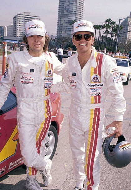 Some of the bassiest songs i have! Dwight Yoakam and Peter Cetera during 14th Annual ProCelebrity Press Race at Los Angeles in Los ...