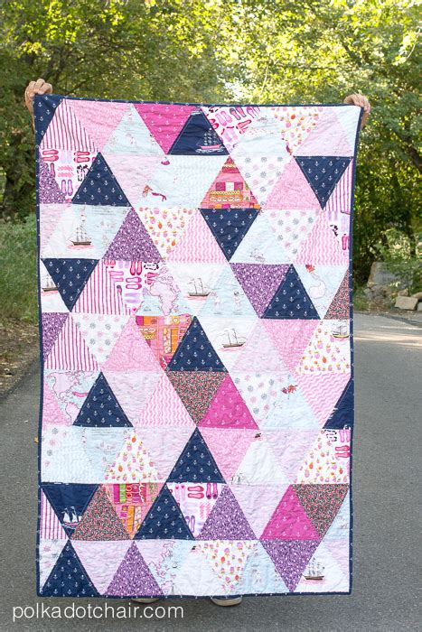 45 Beginner Quilt Patterns And Tutorials On Polka Dot Chair