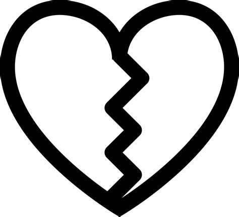 Heart Broken Svg Png Icon Free Download 80455 Onlinewebfontscom