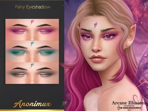 Arcane Illusions Fairy Eyeshadow By Anonimux Simmer At Tsr Sims 4