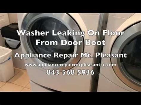Why does my whirlpool cabrio washer leak water on the floor during first fill. Whirlpool Washer Leaking On Floor - YouTube