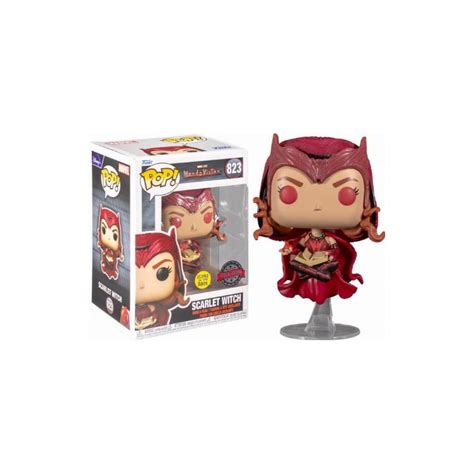 Funko Pop 823 Scarlet Witch Marvel Special Edition Glow In The Dark