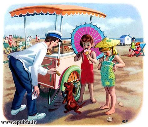 کتاب داستان کودکانه قدیمی مارتین در کنار دریا تعطیلات تابستان در کنار ساحل ایپاب‌فا دنیای