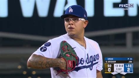 Julio Urias The Mexican Pitcher Of The Dodgers With Tattoos Out