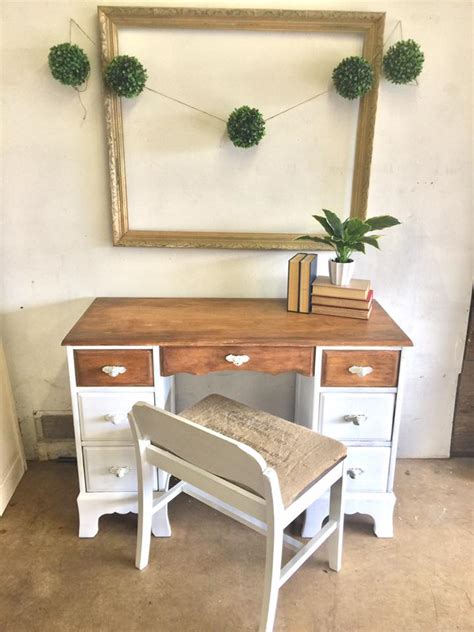 A white hue puts the finishing touch on this desk's modern design. Little Cute Desk in Snow White Milk Paint | General ...