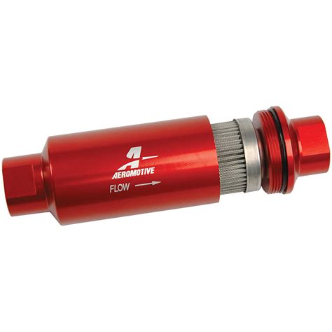 Aeromotive In Line Fuel Filter 100 Micron 10 An Inletoutlet 2 X
