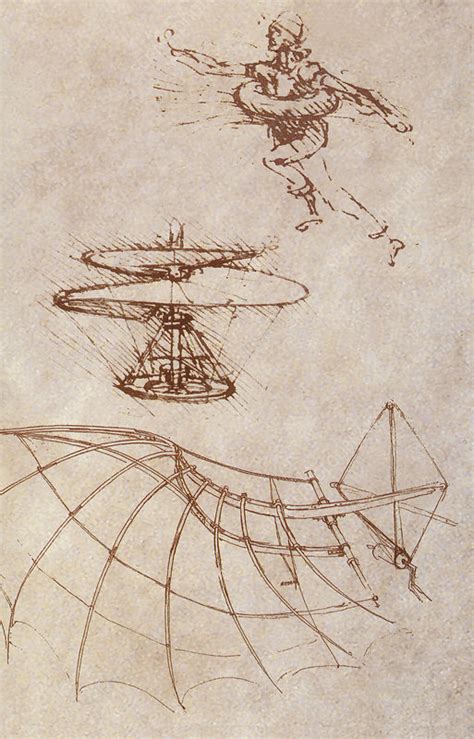 Drawings By Leonardo Da Vinci Stock Image V3200139 Science Photo