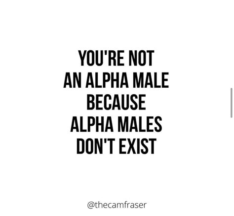 Alpha Males Dont Exist Cam Fraser
