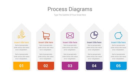 Process Flow Diagram Powerpoint Template In 2021 Process Flow Diagram