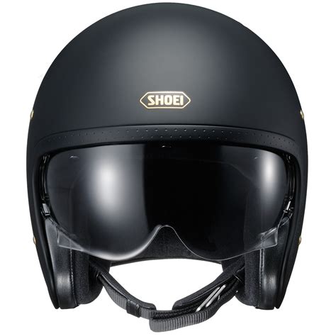 Shoei rj platinum r series cruiser anthracite size:xxl open face motorcycle helmet. Shoei J.O Solid Matt Black Open Face Motorcycle Motorbike ...