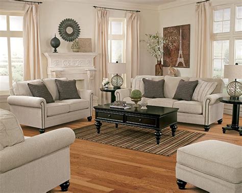 The beauty of vintage casual style comes to life with the subtle rolled arms adorned with decorative nail head accent trim along with the rich country look of light upholstery fabric making the milari linen upholstery collection a warm inviting. Milari - Linen Sofa | Marjen of Chicago | Chicago Discount ...