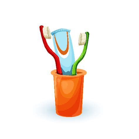toothbrush and toothpaste vector hd png images mouthwash toothbrush toothpaste cartoon vector