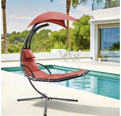 Free standing hammocks & hammock stands. Shipping Only - Hammock Lounge Chair Outdoor Hanging ...