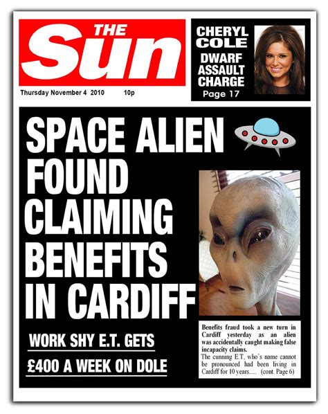 Sun Newspaper Front Page The Sun Readership Circulation Rate Card