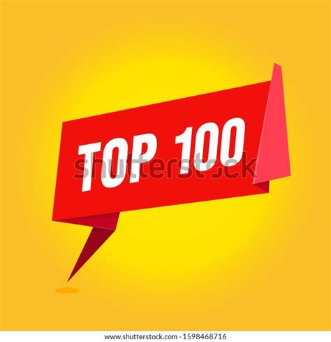 Top 100 Best Ten List 3d Stock Vector Royalty Free 1598468716