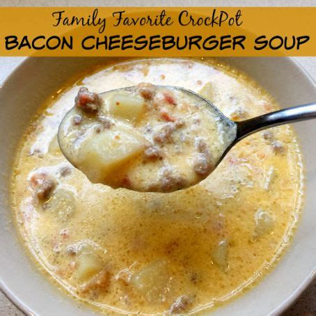 Start it in the morning, watch your team win, then come home to a creamy, cheesy, rich soup studded with kernels of sweet corn, bits of onion and celery, and juicy bites of tomato. Crockpot Bacon Cheeseburger Soup Recipe - (4.4/5)