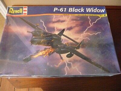 Revell P Black Widow Plastic Model Airplane Kit Factory