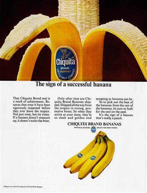 Historia De La Marca Chiquita ¿quién Es Miss Chiquita Bananas Chiquita
