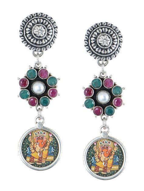 Buy Online | Online earrings, Silver earrings online, Pearl jewelry online