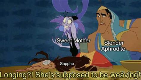 Sweet Mother Slender Aphrodite Sappho Longing Shes Supposed Tolbe Weaving