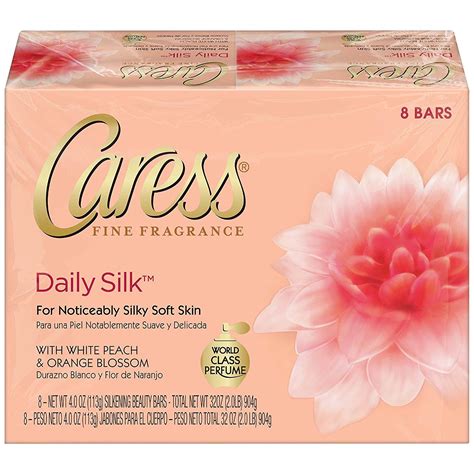 Caress Beauty Bar Daily Silk 4 Oz 8 Bar Pack Of 3