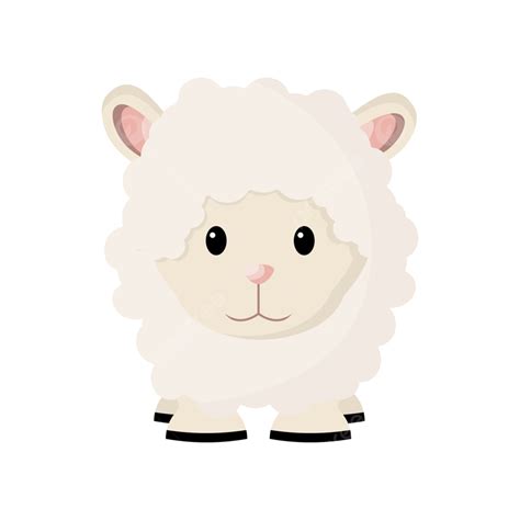 Baby Sheep Vector Png Images Cartoon Cute Baby Sheep Domestic