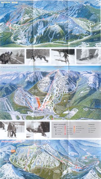 Red Mountain Ski Trail Map Rossland British Columbia Canada • Mappery