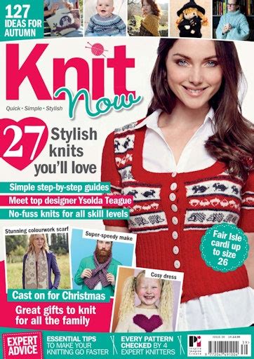 Knit Now Magazine 39 Subscriptions Pocketmags