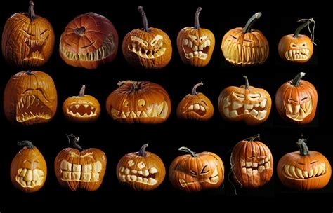 20 Funny Faces For Pumpkin Carving
