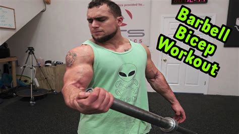Intense Minute Barbell Bicep Workout Youtube