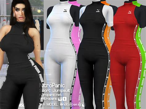 Sport Jumpsuit For The Sims 4
