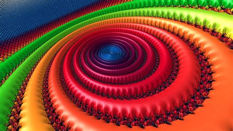 Multicolored Spiral Rotation Hd Trippy Wallpapers Hd Wallpapers Id