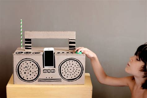 Cardboard Radio Cardboard Crafts Kids Cardboard Toys Cardboard