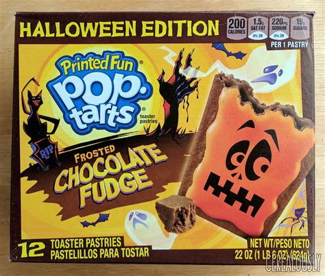 Review Halloween Chocolate Fudge Printed Fun Pop Tarts