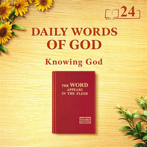 Daily Words Of God Gods Work Gods Disposition And God Himself I
