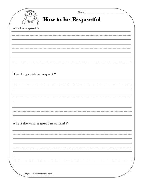 Respect Lesson Plans And Worksheets Lesson Planet