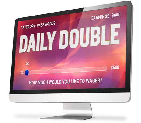 Jeopardy Interactive Online Game Template For Work Train Educate