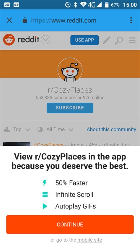 Opened A Reddit Link With The Reddit App Which Then Opened It In A