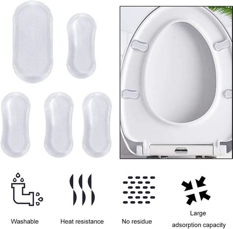 Buy Denpetec Toilet Seat Bumper Replacement Kit For Bidet Universal