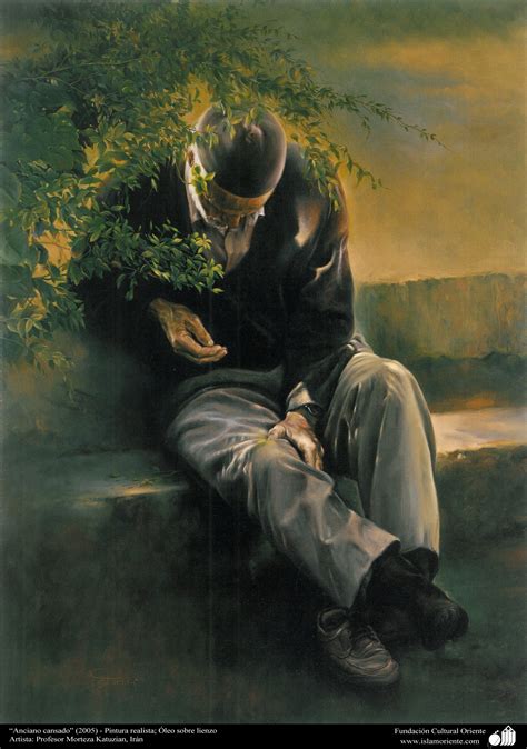 “anciano Cansado” 2005 Pintura Realista Óleo Sobre Lienzo Artista