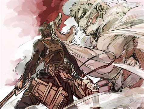 Press 1 to equip your odm gear, in order to damage the titans you need to release your swords. Attack on Titan / Shingeki no Kyojin / AoT / SnK | ReiBert/RaiBeru | Reiner Braun x Bertholdt ...