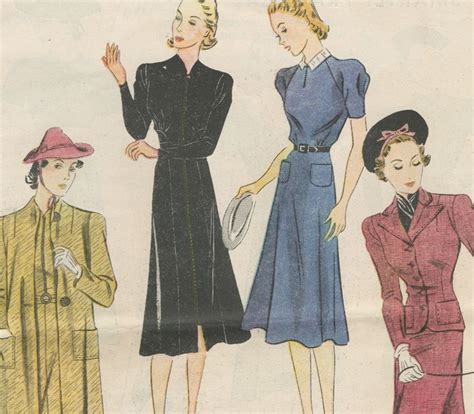 Du Barry Fashion Prevue September 1938 Pattern Booklet In Pdf Etsy