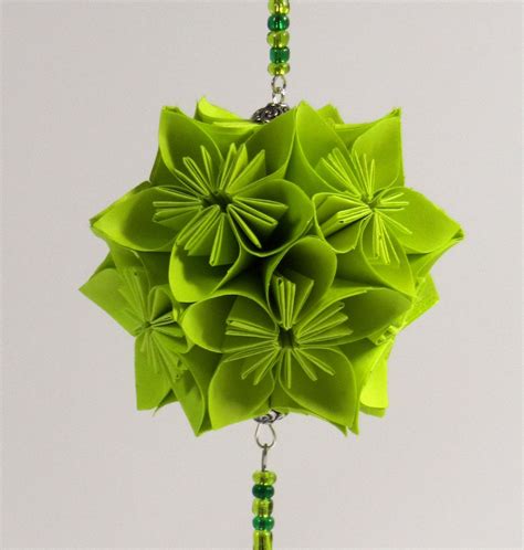 Christmas T Ornament Holiday Decoration Home Décor Kusudama Etsy