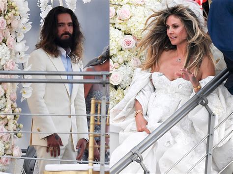 Heidi Klum Tom Kaulitz Wedding Capri Yacht Celebrity Weddings Of