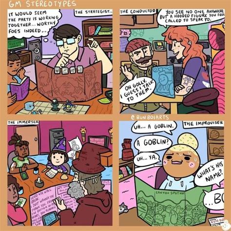 Gm Stereotypes [comic] Dnd Funny Dragon Memes Dungeons And Dragons Game