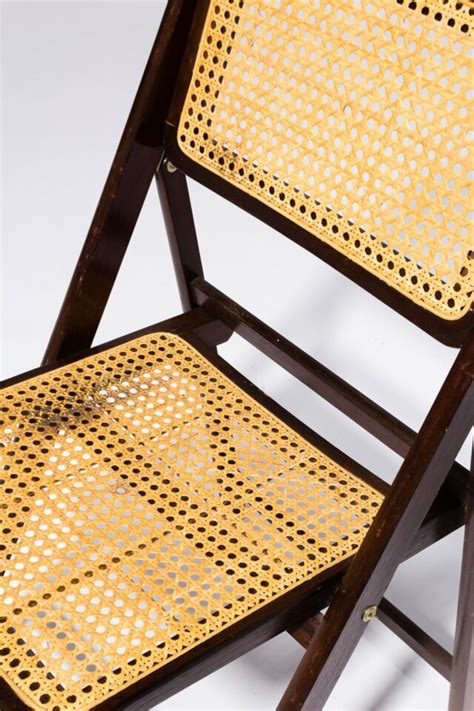 Ch615 Giles Cane Folding Chair Prop Rental Acme Brooklyn