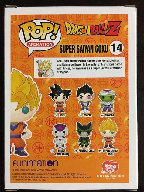 Dragon Ball Z Super Saiyan Goku Metallic Funko Pop 14 Loot Crate Exclusive 1875657325