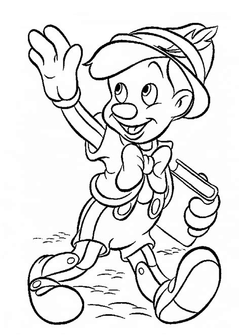 Kids Coloring Pages Disney Characters Coloring Home