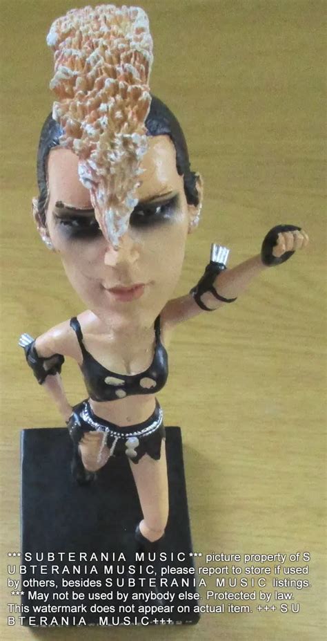 Wendy O Williams 1982 Throbblehead Figure From Plasmatics Punk Band In